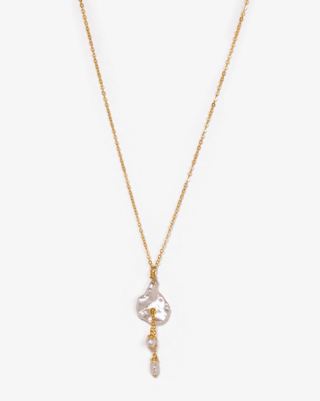 14K Lily Necklace