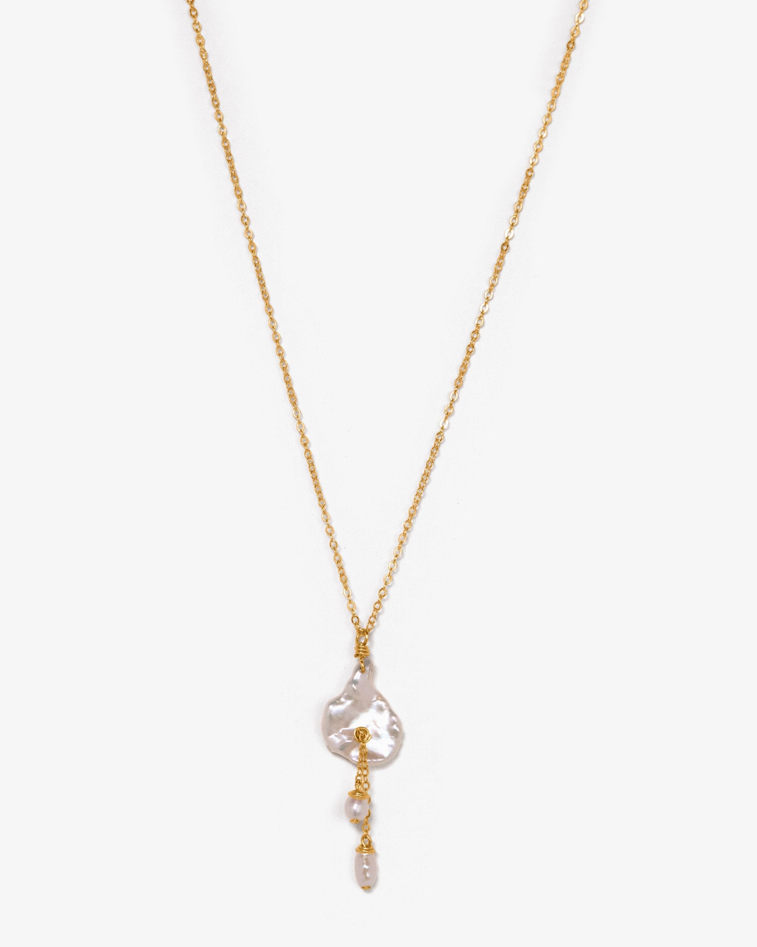 14K Lily Necklace