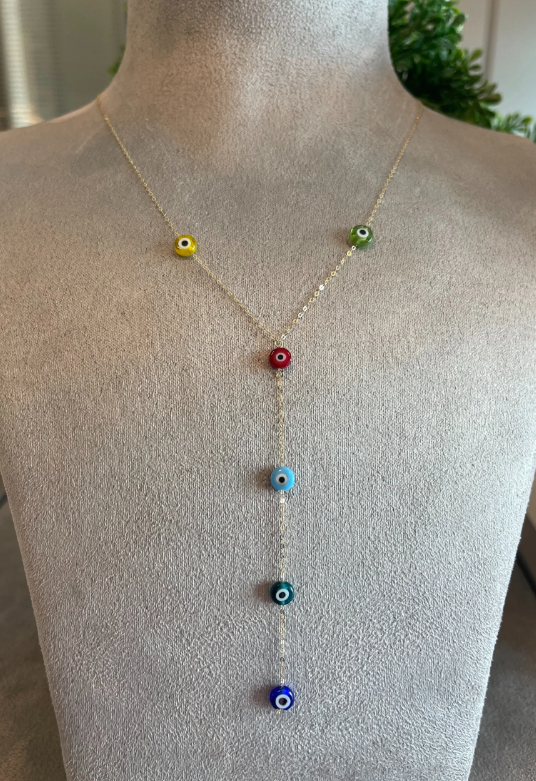 Colorful Evil Eye Necklace